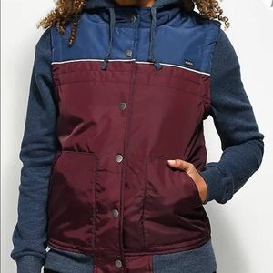 RVCA Hooded Vest Jacket